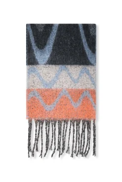 James Lakeland Abstract Black Scarf