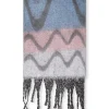 James Lakeland Abstract Blue Scarf