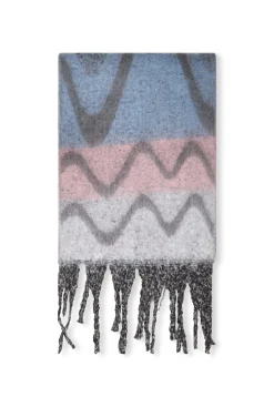 James Lakeland Abstract Blue Scarf