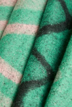 James Lakeland Abstract Green Scarf