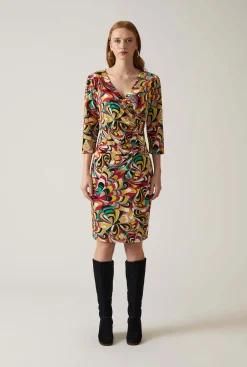 James Lakeland Abstract Pattern Dress