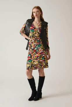 James Lakeland Abstract Pattern Dress