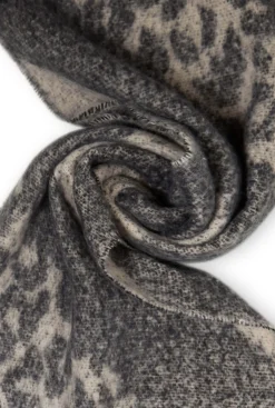 James Lakeland Asymmetrical Black Scarf