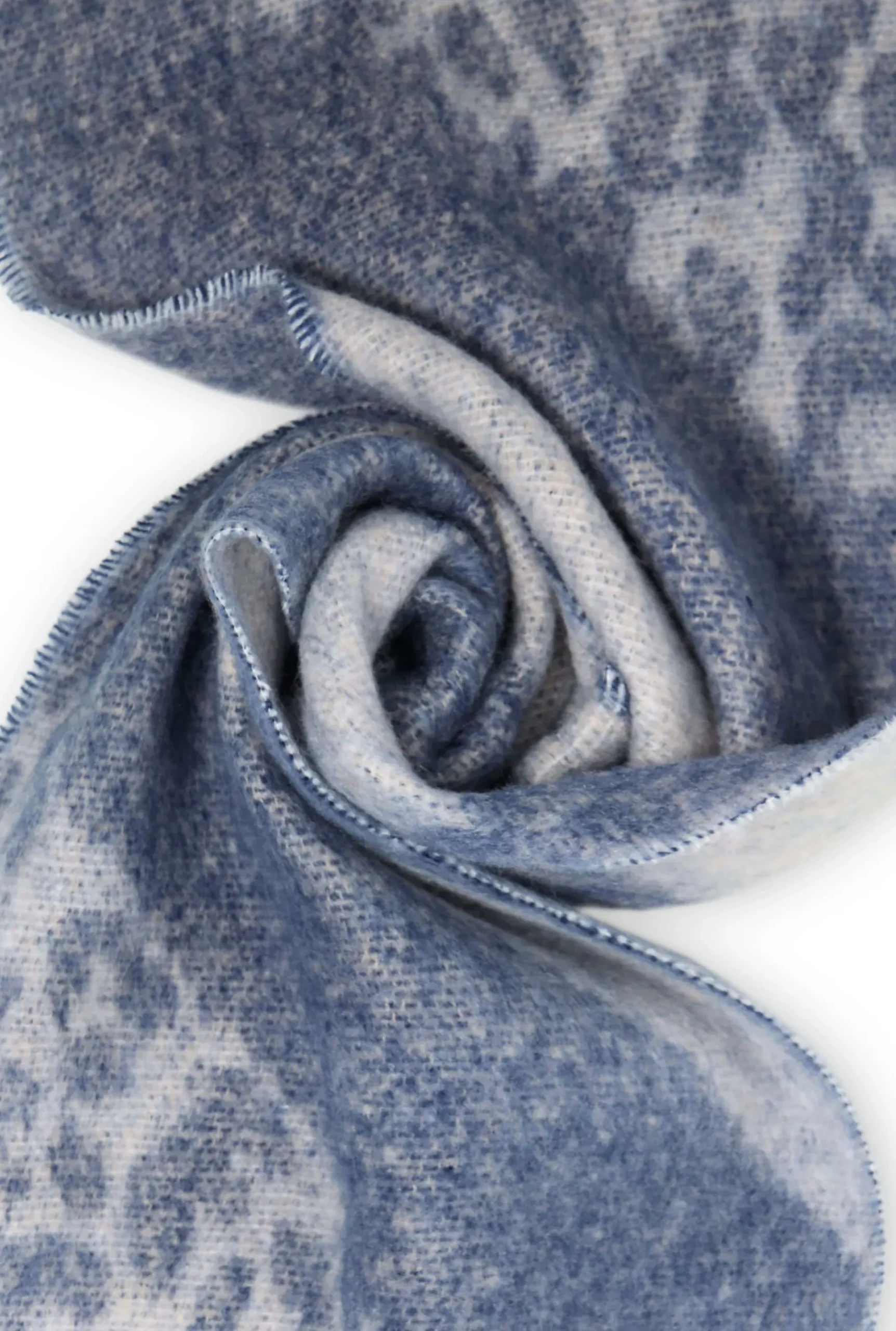 James Lakeland Asymmetrical Blue Scarf