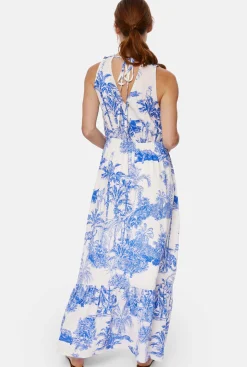 James Lakeland Asymmetrical Ruching Midi Dress
