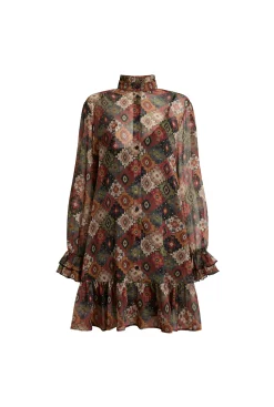 James Lakeland Birds Eye Midi Dress