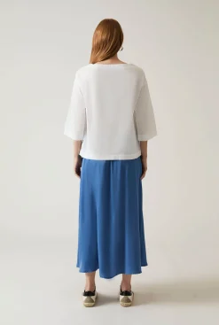 James Lakeland Blue Maxi Skirt