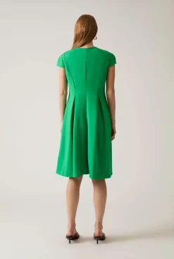 James Lakeland Button Green Dress