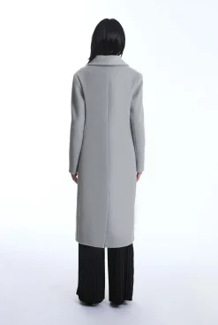 James Lakeland Button Grey Coat
