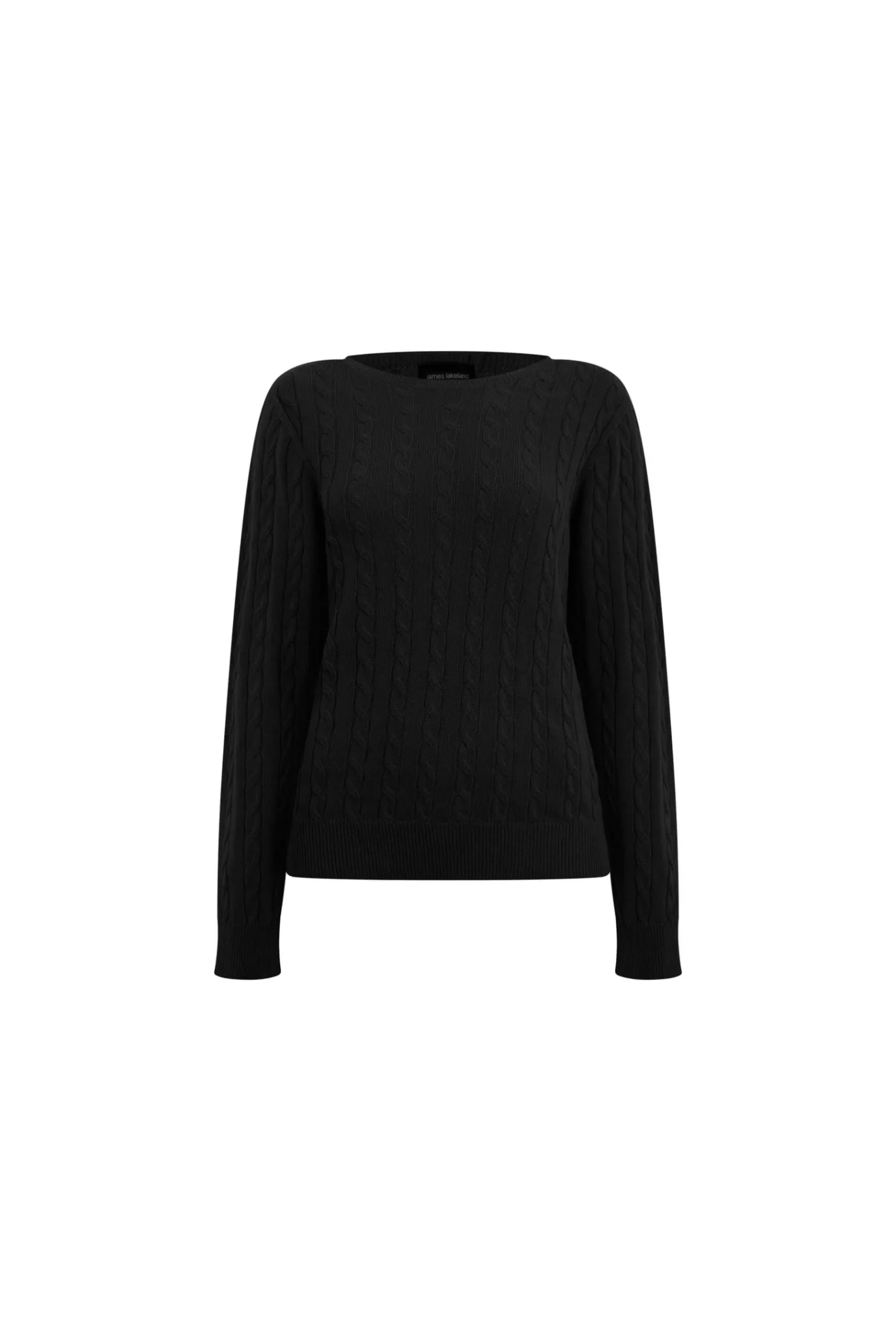 James Lakeland Cable Knit Jumper Black