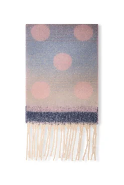 James Lakeland Circle Pink Scarf