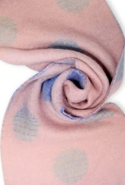 James Lakeland Circle Pink Scarf