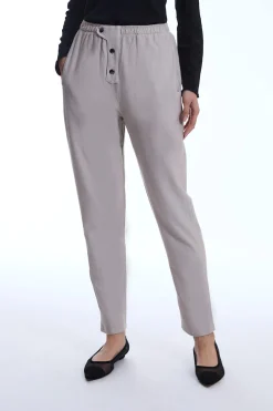 James Lakeland Cotton Beige Trousers
