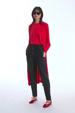 James Lakeland Cotton Black Trousers