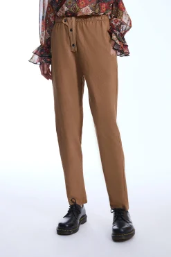 James Lakeland Cotton Camel Trousers