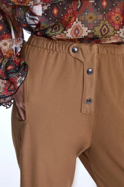James Lakeland Cotton Camel Trousers