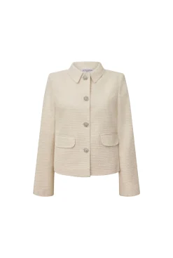 James Lakeland Cream Tweed Jacket