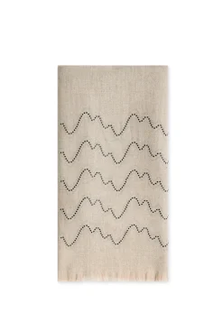 James Lakeland Crystal Wave Beige Scarf