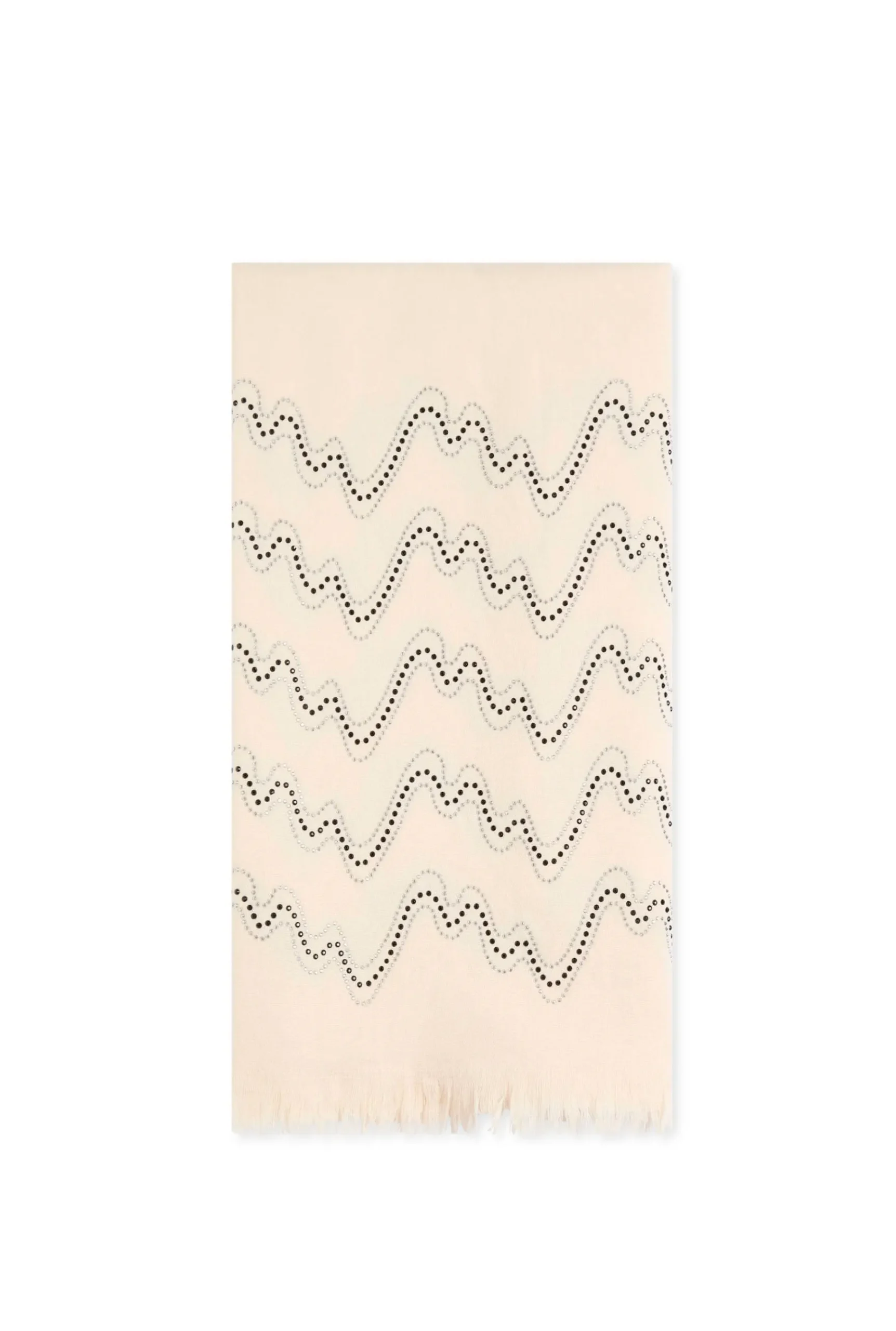 James Lakeland Crystal Wave Cream Scarf