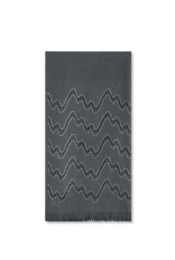 James Lakeland Crystal Wave Grey Scarf