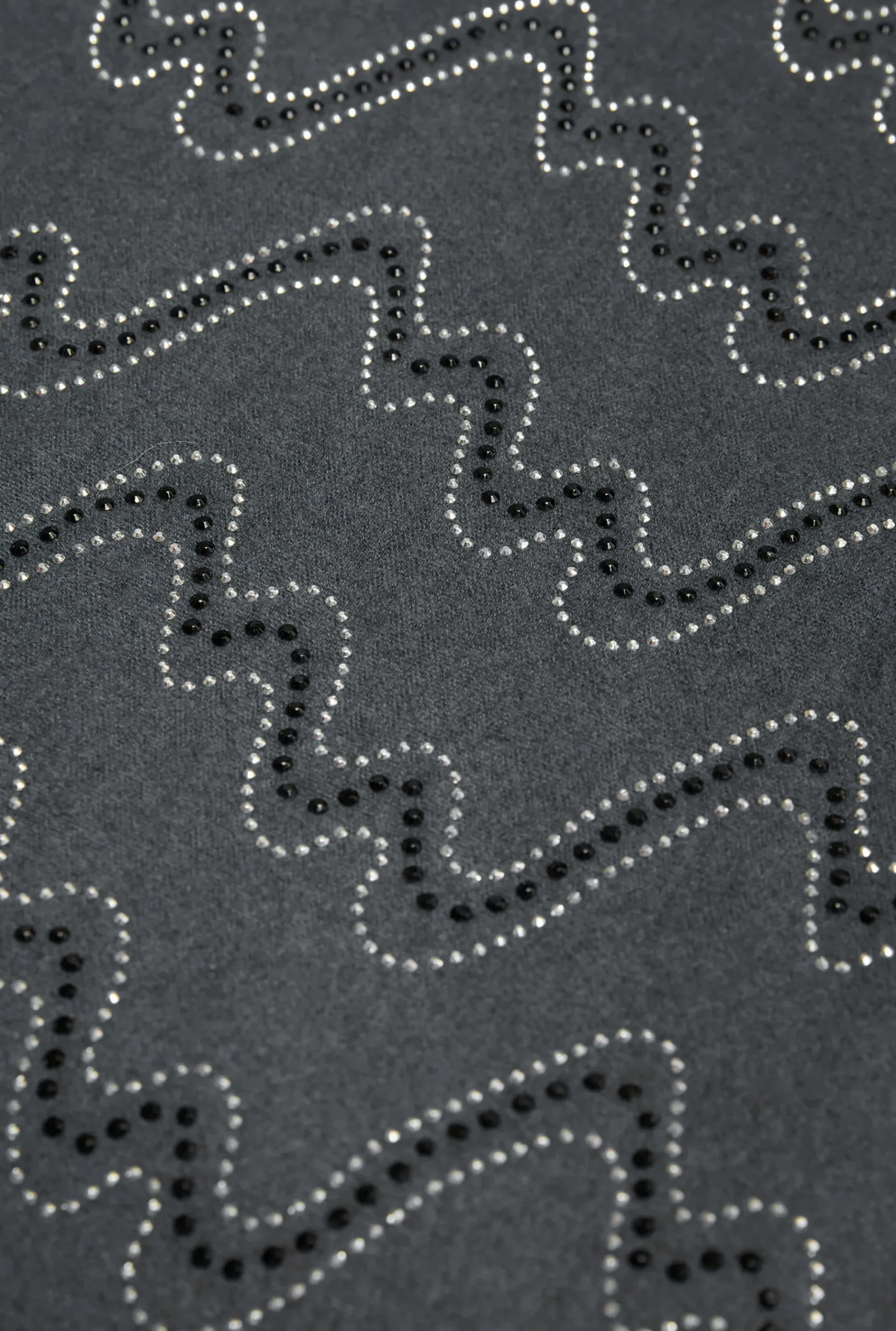 James Lakeland Crystal Wave Grey Scarf