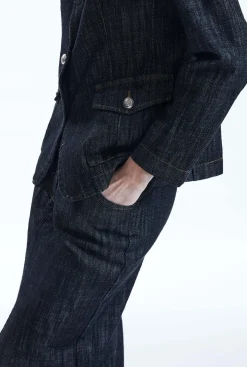 James Lakeland Dark Jean Tailored Blazer