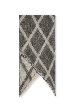 James Lakeland Diamond Black Scarf