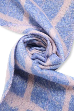 James Lakeland Diamond Blue Scarf