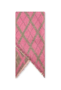 James Lakeland Diamond Pink Scarf