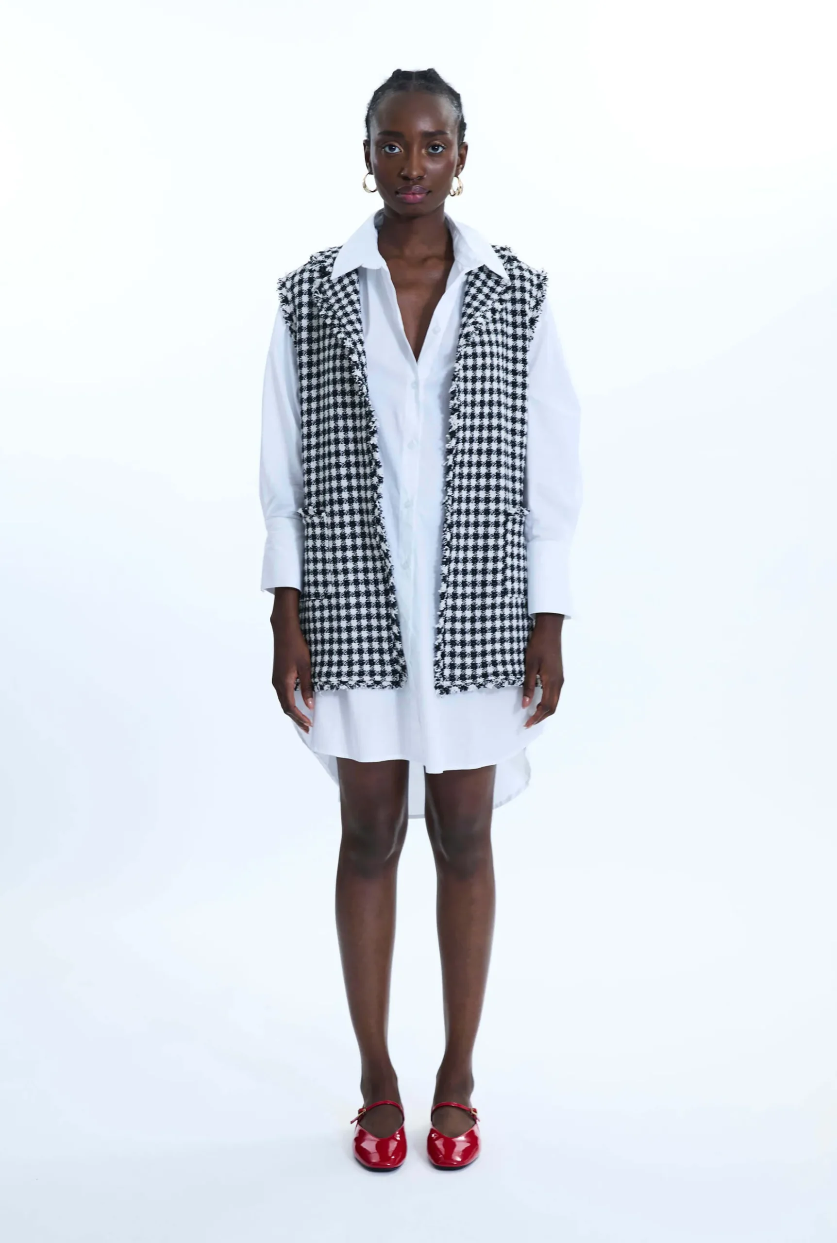 James Lakeland Frayed Edge Gilet
