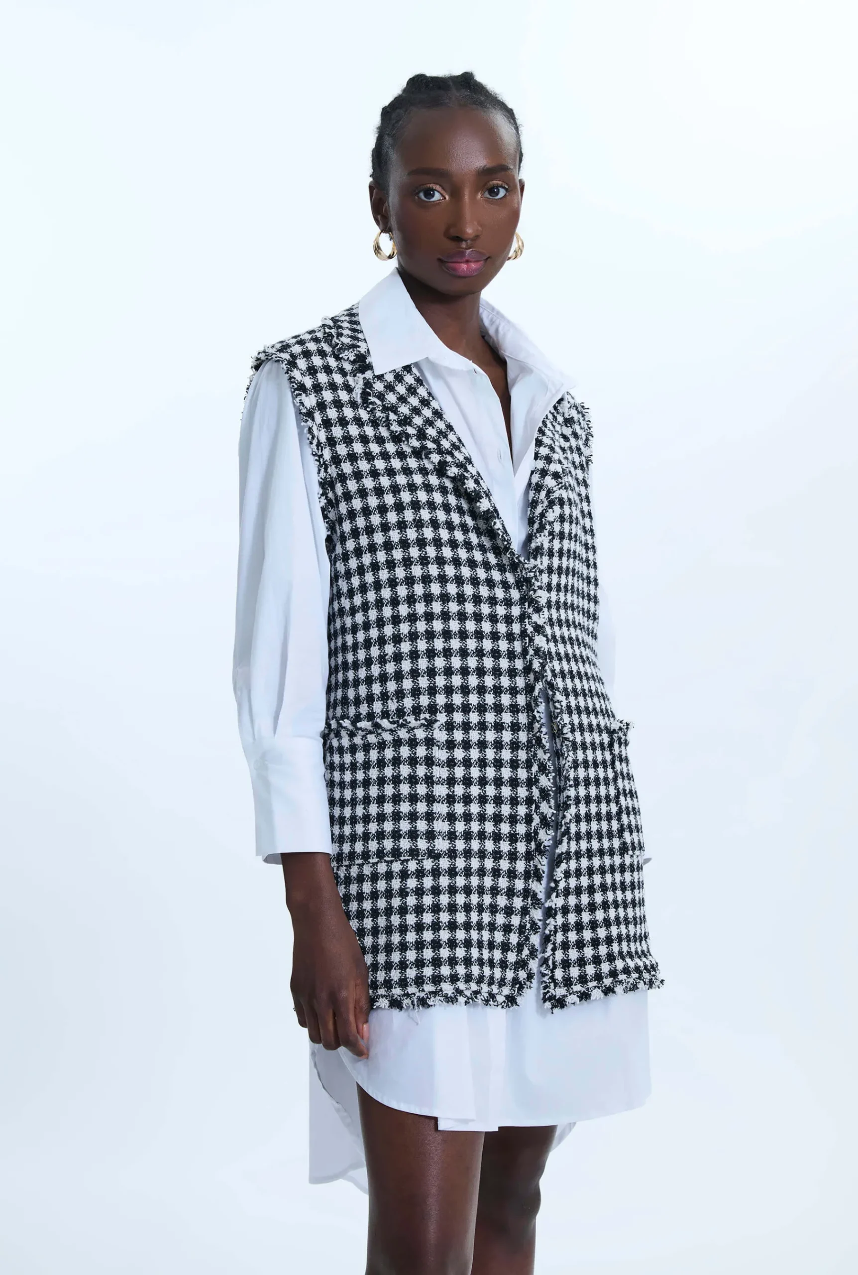 James Lakeland Frayed Edge Gilet