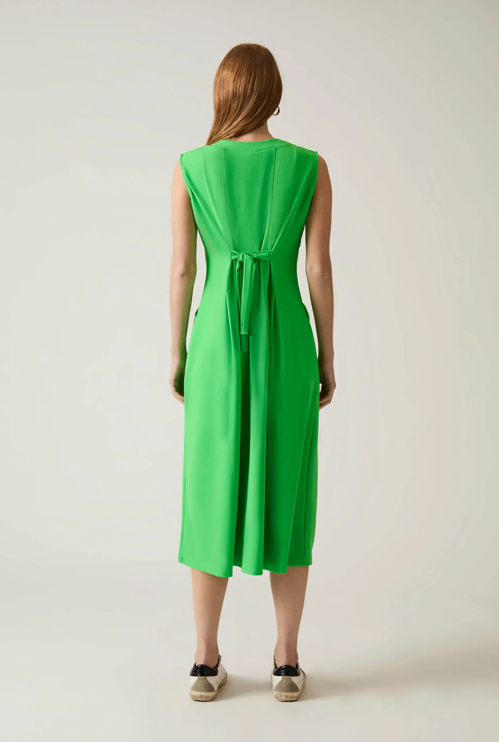 James Lakeland Green Pocket Midi Dress