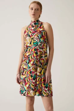 James Lakeland Halterneck Print Dress