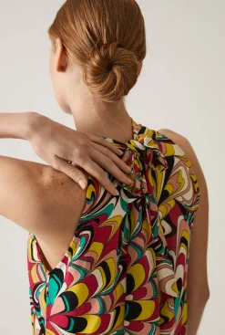 James Lakeland Halterneck Print Dress