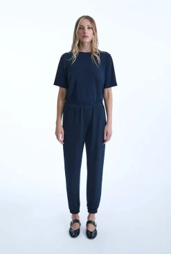 James Lakeland Jersey Navy Trousers