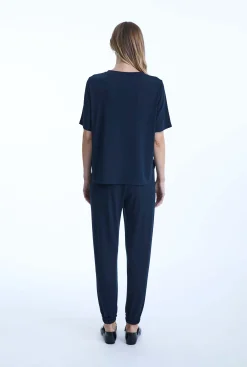James Lakeland Jersey Navy Trousers