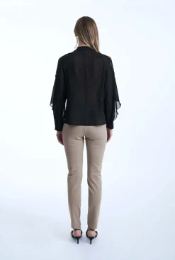 James Lakeland Lace Front Detail Shirt
