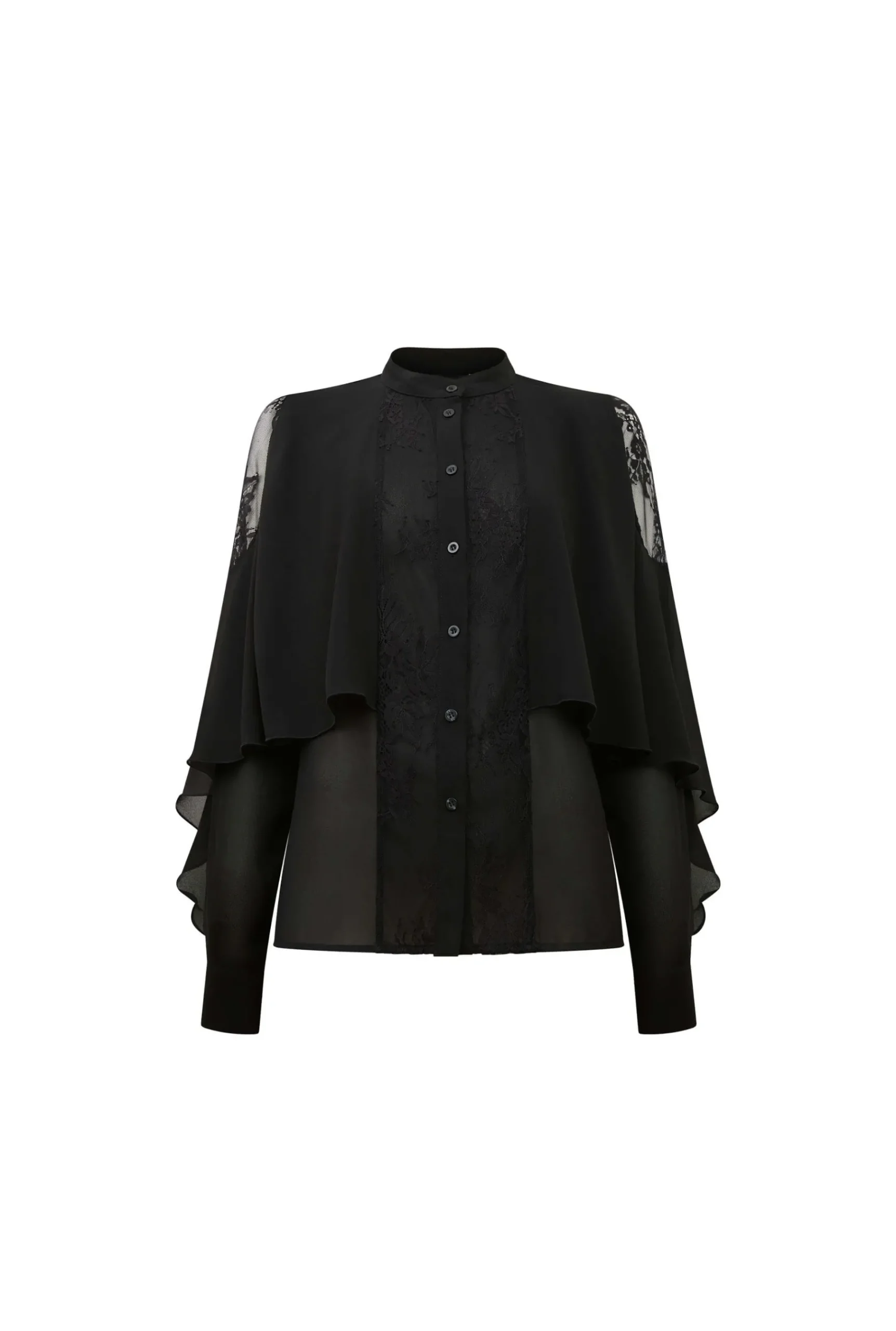 James Lakeland Lace Front Detail Shirt