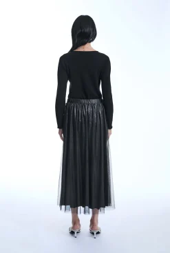 James Lakeland Laminated Tulle Skirt