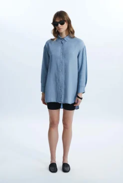 James Lakeland Light Blue Denim Shirt