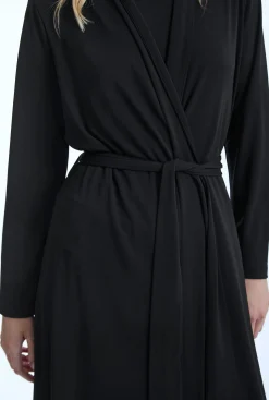 James Lakeland Long Black Jersey Cardigan
