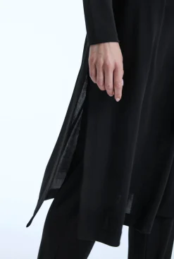 James Lakeland Long Black Jersey Cardigan