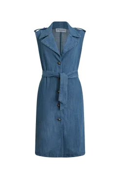James Lakeland Long Denim Gilet
