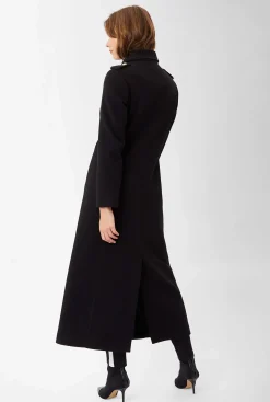 James Lakeland Long Military Black Coat