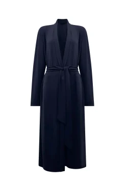 James Lakeland Long Navy Jersey Cardigan