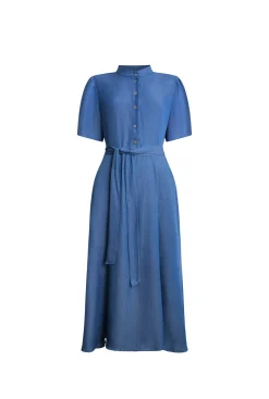 James Lakeland Midi Blue Day Dress