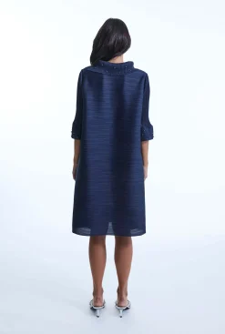 James Lakeland Navy Embellished Dress