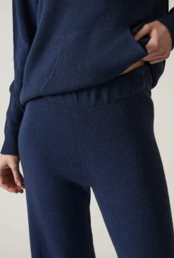 James Lakeland Navy Knitted Trousers