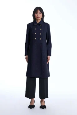 James Lakeland Navy Military Coat