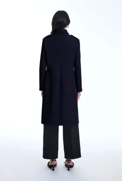 James Lakeland Navy Military Coat